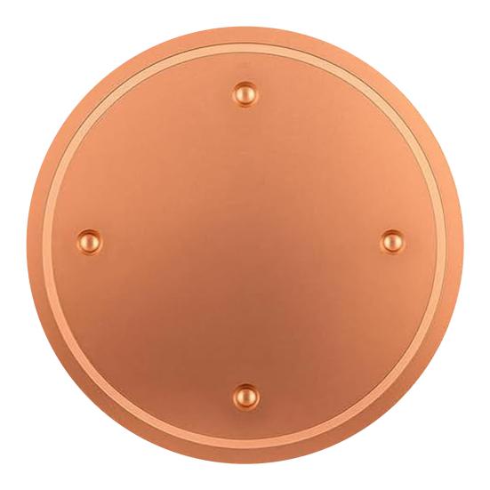 Copper Birds Bath Purification Disk 0.6mm 99.99% Pure Copper Cleaning Disk for Outdoor Birdbath Bowl Garden Fountain