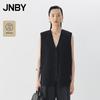 JNBY 2025 Spring Sleeveless V-Neck Knit Cardigan