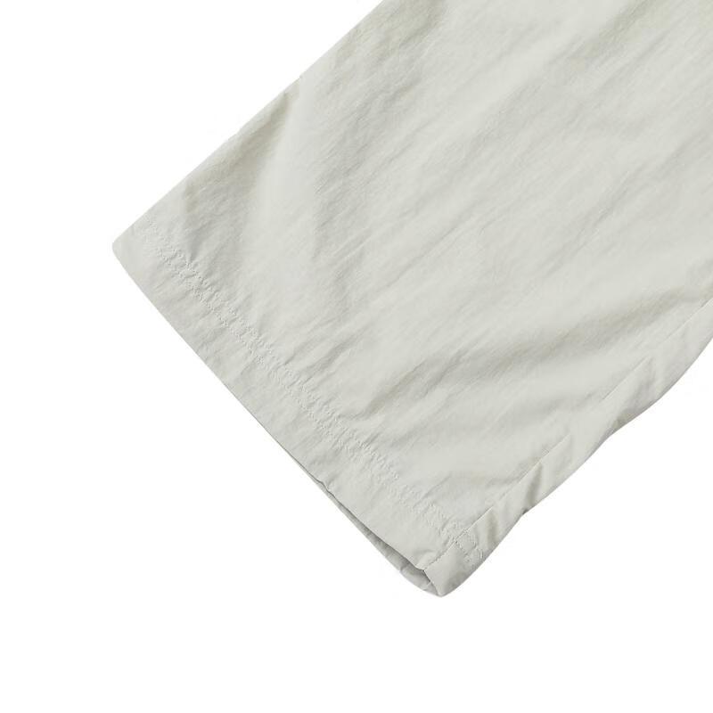 adidas Logo Print Mid-Rise Drawstring Casual Pants Men Bottoms Light-Gray JI9819