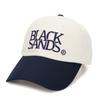 BLACK SANDS Twins Color Block Embroidery Ball Cap_Navy