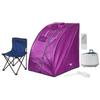 2.5L Portable Folding Steam Sauna SPA Room Tent with Steam Generator Capacity Weight Loss Detox Machine Full Body Slimming AC 220V