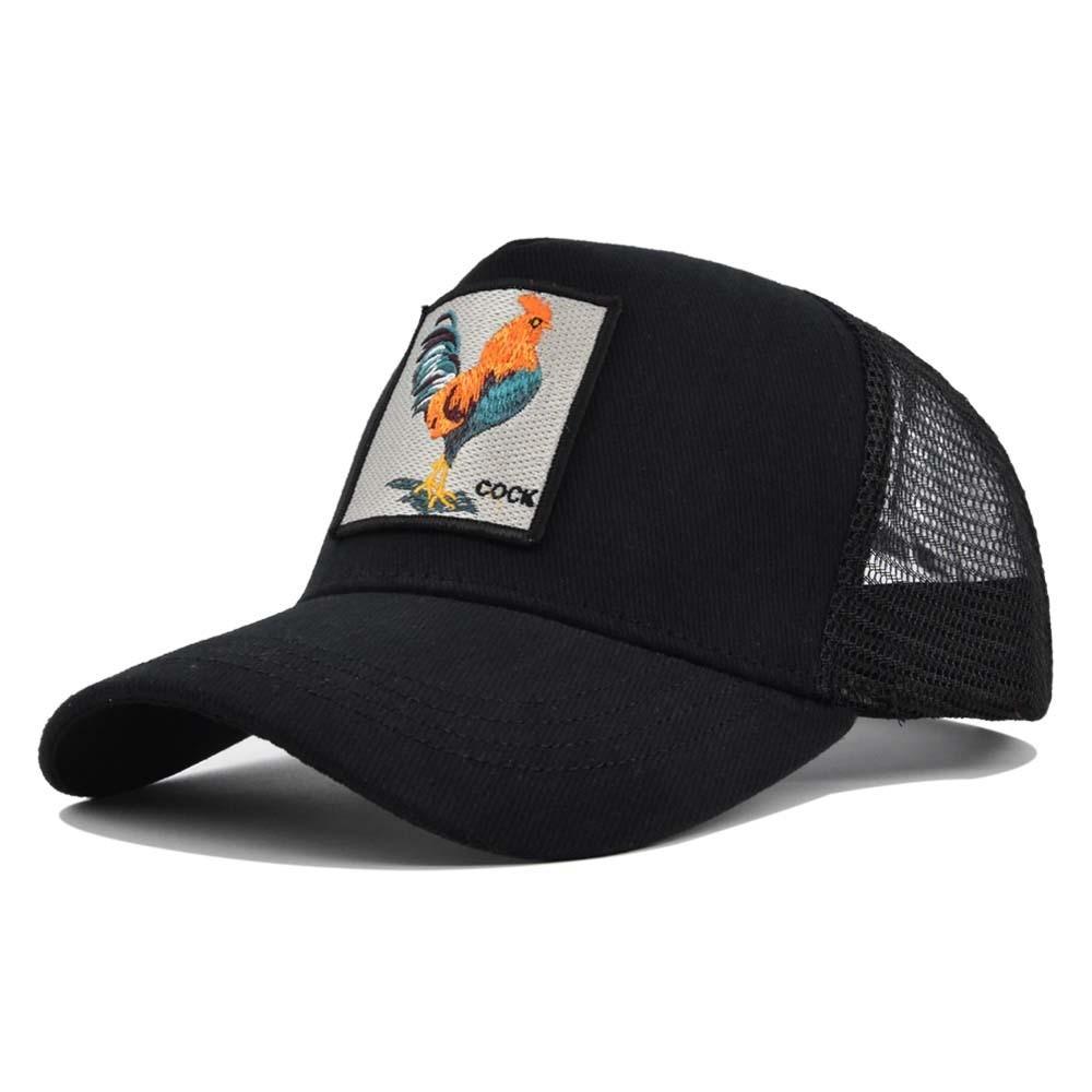 Cock Embroidered Baseball Cap Adjustable Animal Duck Tongue Hat Sun Protection Cap