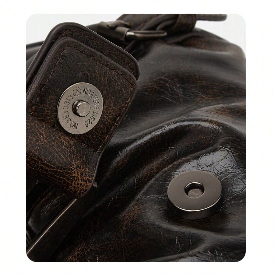 New shoulder tote bag retro commuting temperament style bag underarm locomotive bag female