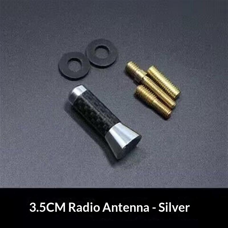 1 Set Universal Long Short Auto Roof Carbon Fiber Radio Aerial Accessories Enhanced Signal Tools Car Roof Antenna