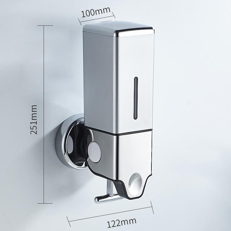 Wall-Mounted Retractable Manual Soap Dispenser for Hotel Bathrooms