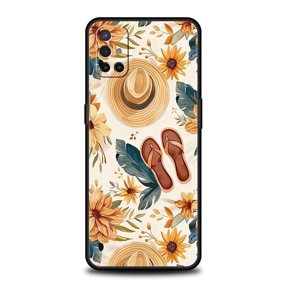 Summer Beach Phone Case For Oneplus 13R 13 12R 11 10T 10R Nord N100 N200 N10 10 9 9R 9RT CE 3 2 Z Pro 5G Soft TPU Cover Fundas