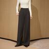 Women's High-Waisted Casual Draped Straight Wide-Leg Pants