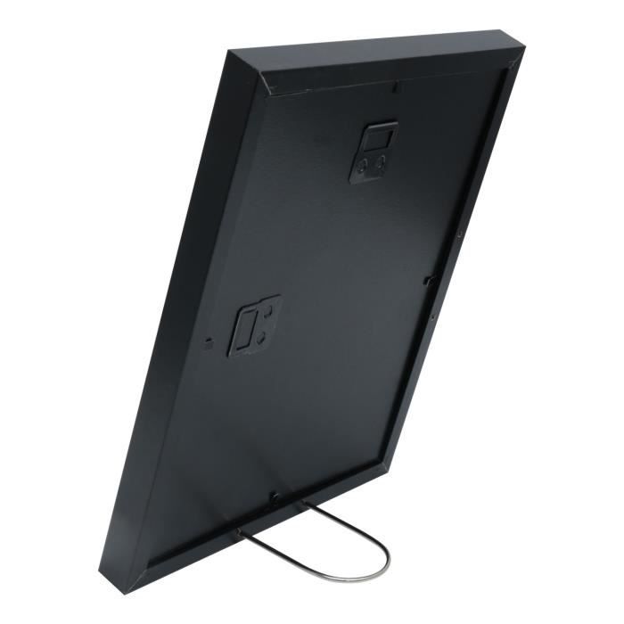 Cadre photo - deknudt - s65kk - bois - noir - 15x20 cm - lot de 4