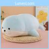 Plush Seal Pillow Soft Earphone Plushie For Sleep And Relaxation