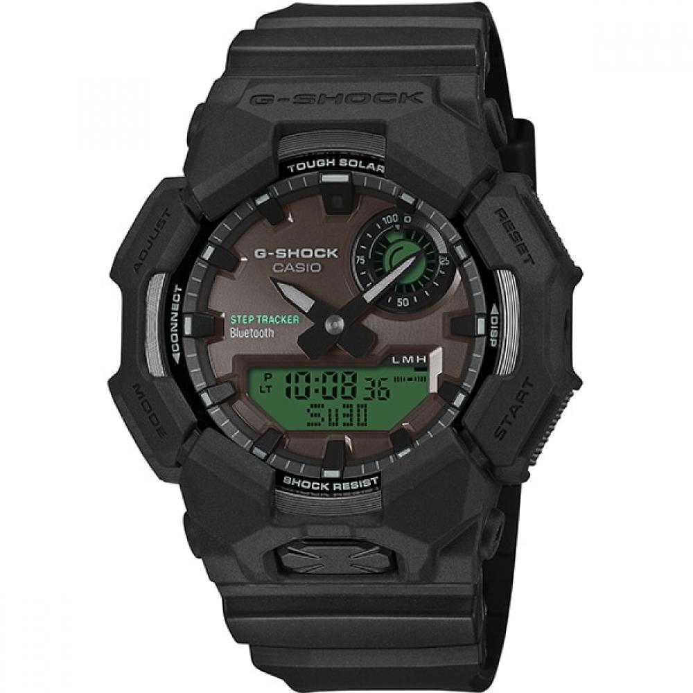Casio G Shock G Shock Black And Electro Green Ga b010beG 1ajf