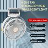 Creative Personal Table Fan 4 in 1 Table Cooling Clip Fan Easy To Carry Small Desk Fan  Desktop