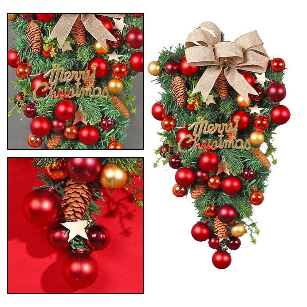 For Front Door Holiday Wreath for Seasonal Decoration Crafted with Plastic and Wire Suitable for Multiple Indoor Spaces