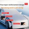 Car Windshield Snow Cover With 2 Side Mirrors Cover Winter Auto Engine Hood Snow Cover With Car Head Guard With Reflective Strip