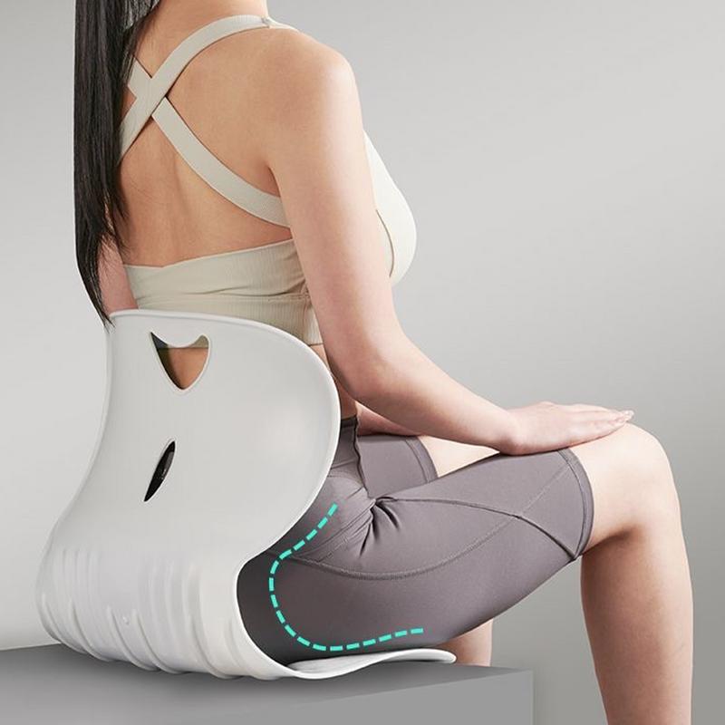 Back Support Chair Pad Comfortable High Quality Breathable Fabric For Long Sitting Correct Sitting Posture Waist Attachment