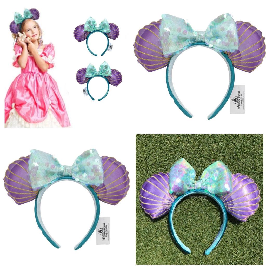 Niedliches Meerjungfrauen-Stirnband für Mädchen Handgefertigtes Prinzessinnen-Haaraccessoire mit Avocado-Trend