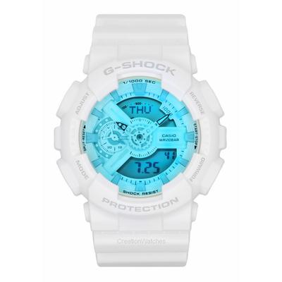 G-Shock Analog Digital White Resin Strap Multicolor Dial Quartz GA-110TL-7A 200M Men's Watch