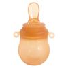 Silikon-Quetsch-Baby-Fütterlöffel-Flasche, Anti-Erstickung, Anti-Herunterfallen, Großes Fassungsvermögen 90ml für Müsli, Obst und Gemüse