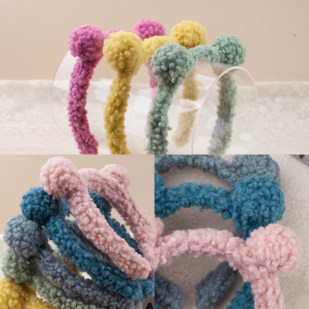 Stylish Autumn & Winter Plush Headband: Versatile Hair Accessory for Girls