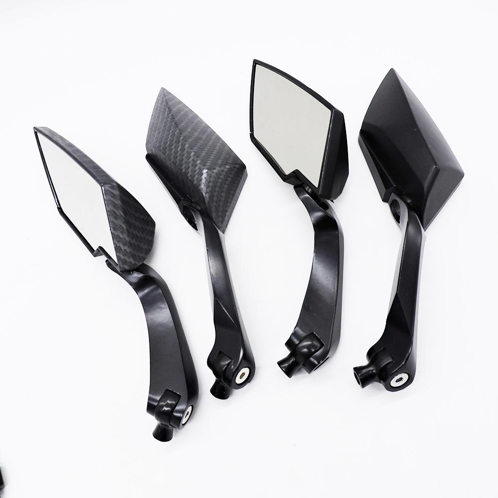 

1 пара универсальных зеркал заднего вида, мотоциклетные уличные велосипеды для Honda Yamaha Suzuki Kawasaki Touring Dirt Bike