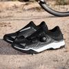 Professional Non-slip Mountain Bike Cycling Shoes with Spikes, Outdoor Sports, Casual, Black/Green, Black/Orange