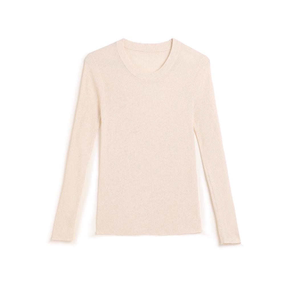 Women's Slim Fit 18-Gauge Cashmere Knit Base Layer Top