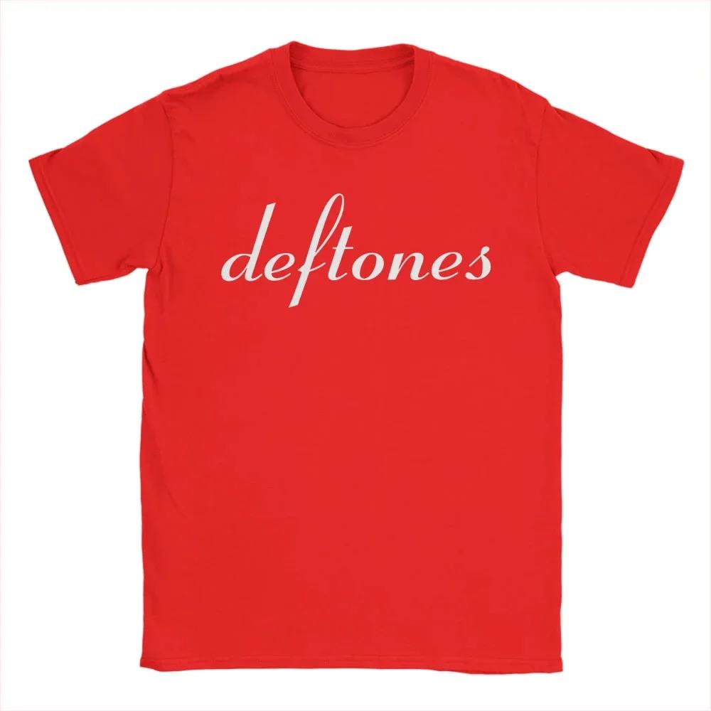 Streetwear T Shirt Summer Deftones Rock Band Hippie Tshirts Cotton Tee Shirt For Unisex Wounisex Awesome Pattern Short Sleeve Tees