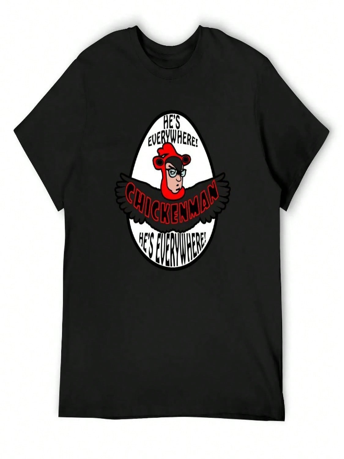 Chicken Man! T-Shirt Custom Shirt Boys Whites Custom T Shirt Anime Clothes unisex s T-Shirt S разноцветный