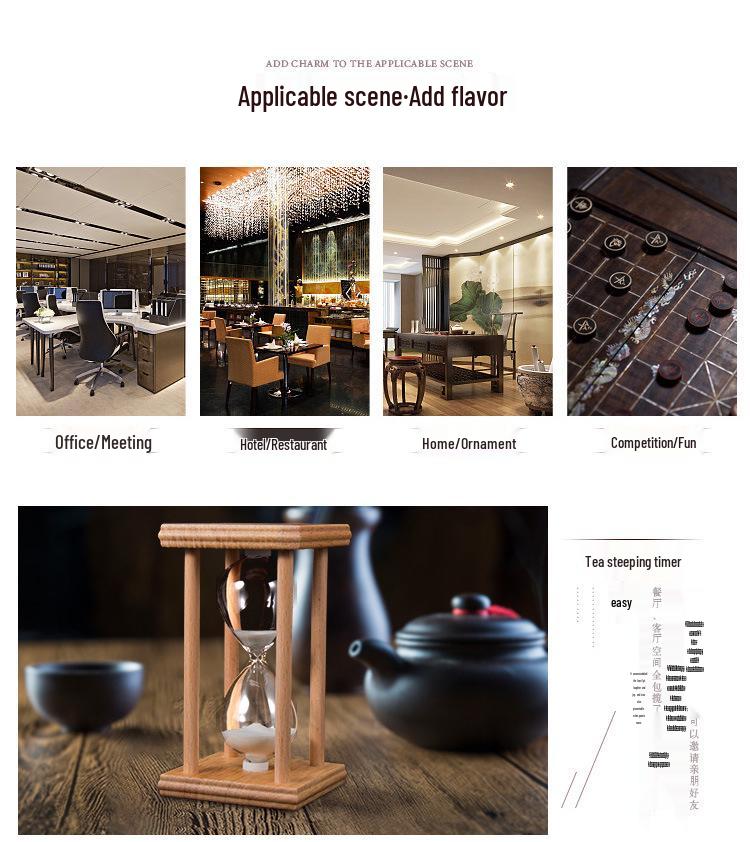 Retro Hourglass Timer - 45/60 Minute Creative Home Desk Ornament