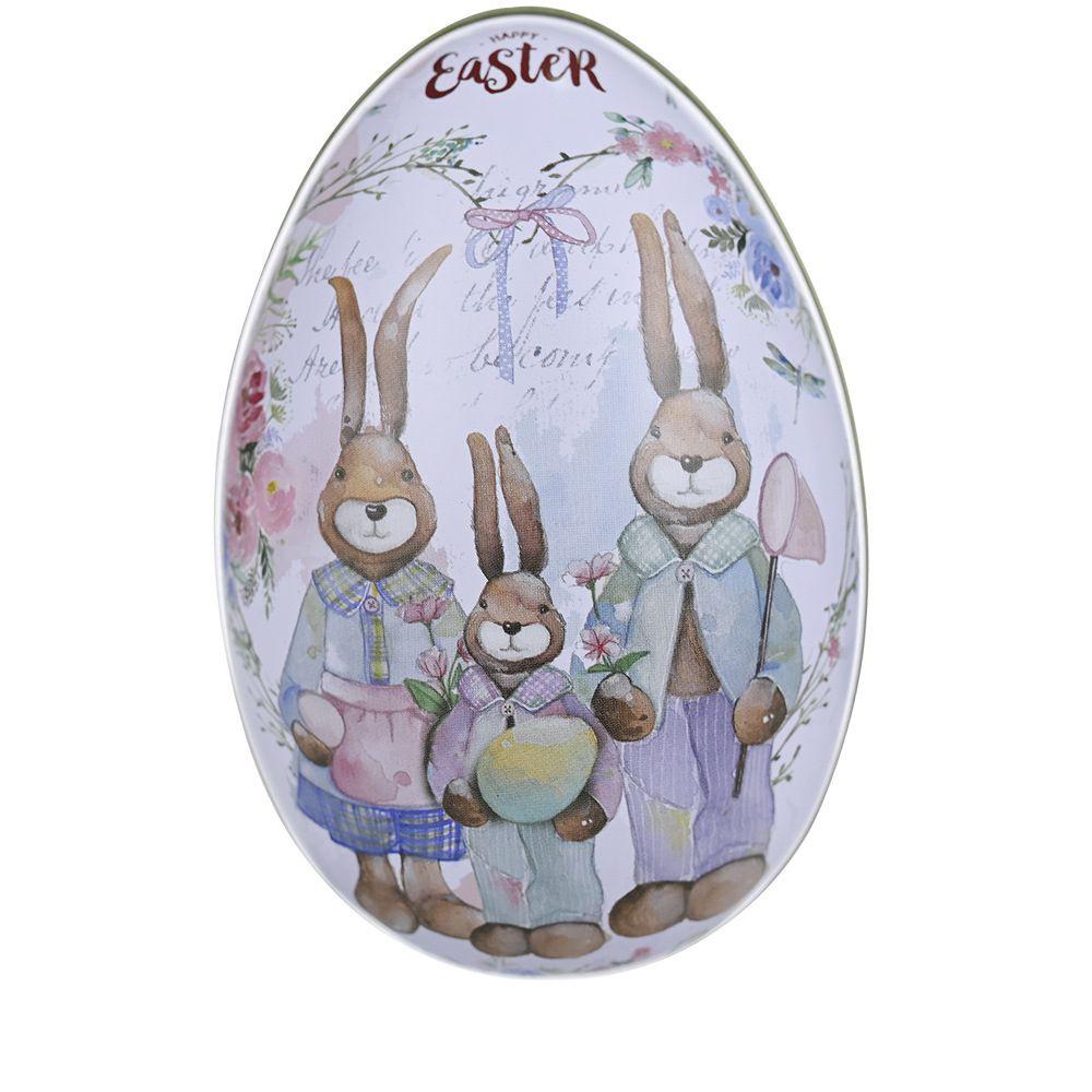 6 Easter Eggs Wedding Candy Jars Metal Tin Can Jewelry Accessories Box Gift