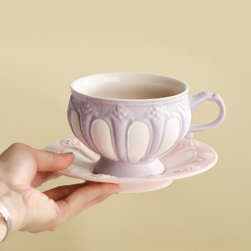 Europejski Porcelanowy Zestaw Filiżanki i Spodka do Herbaty Czajnik Angielska Popołudniowa Filiżanka do Herbaty Wysokiej Jakości Czajnik do Kawy Ładna Filiżanka do Kawy Kubek Impreza Kawiarnia