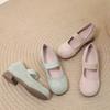 Fairy shoes gentle single shoes female 2025 new summer evening shoes shallow mouth ballet shoes square head soft sole Doudou shoes