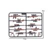 Building Blocks Weapons Accessory Soldier Digital Gift Ninja Sword Mortar Cannon Missile Launcher RPG Toys Mini Brick X006