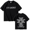 Vintage Washed Dani Fernández Pop Rock Printed Cotton T-shirt Men Women Tee Summer Casual Fashion Clothing Tops High Quality Streetwear