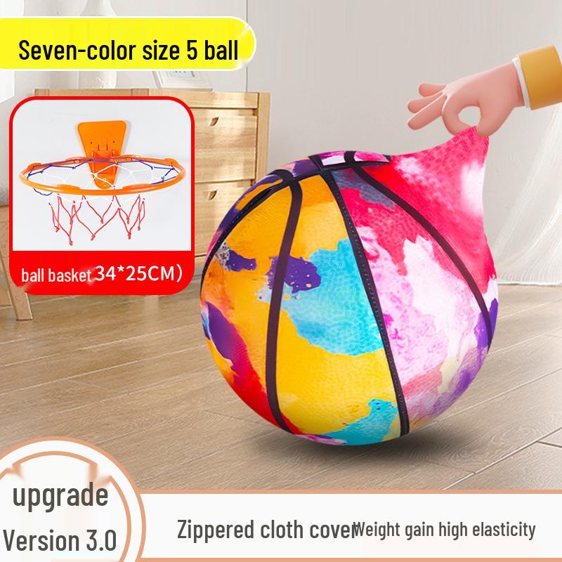 Foldable Wall-Mounted Silent Indoor Basketball Hoop for Kids