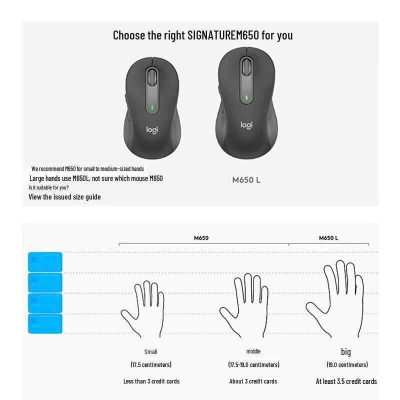 Logitech M650 Wireless Bluetooth Silent Mouse