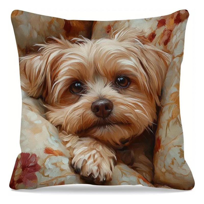 Almohada De Peluche Para Perros Yorkshire Terrier, 1 Pieza, S