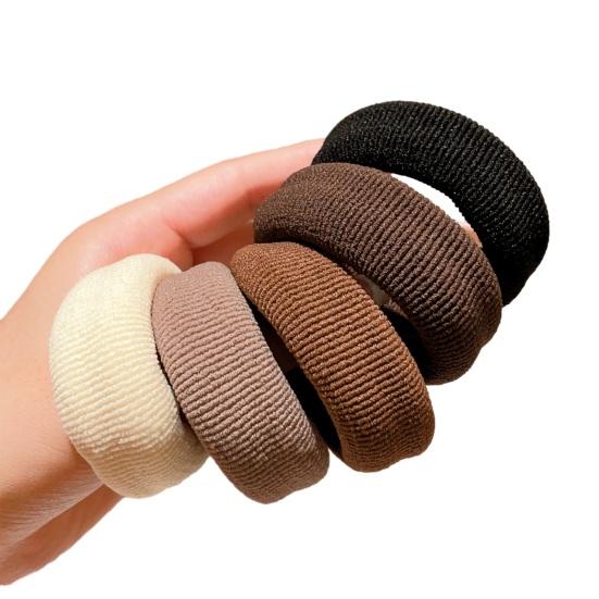 

5Pcs Women Hair Ties Adjustable Elasticity Thickened Hair Bands No Scalp Irritation Hair Holder Versatile Hair Accessories