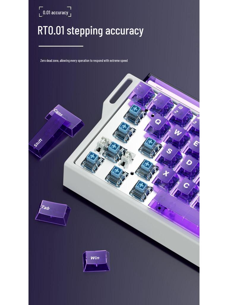 68-Key PRO Magnetic Mechanical Keyboard with Contour Side Engraving, Wired RGB, Adjustable Key Travel, Low Latency Gaming