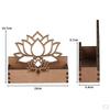 Holder, Display Stand, Vintage Sturdy Wooden Stand for Office, Women And Men.