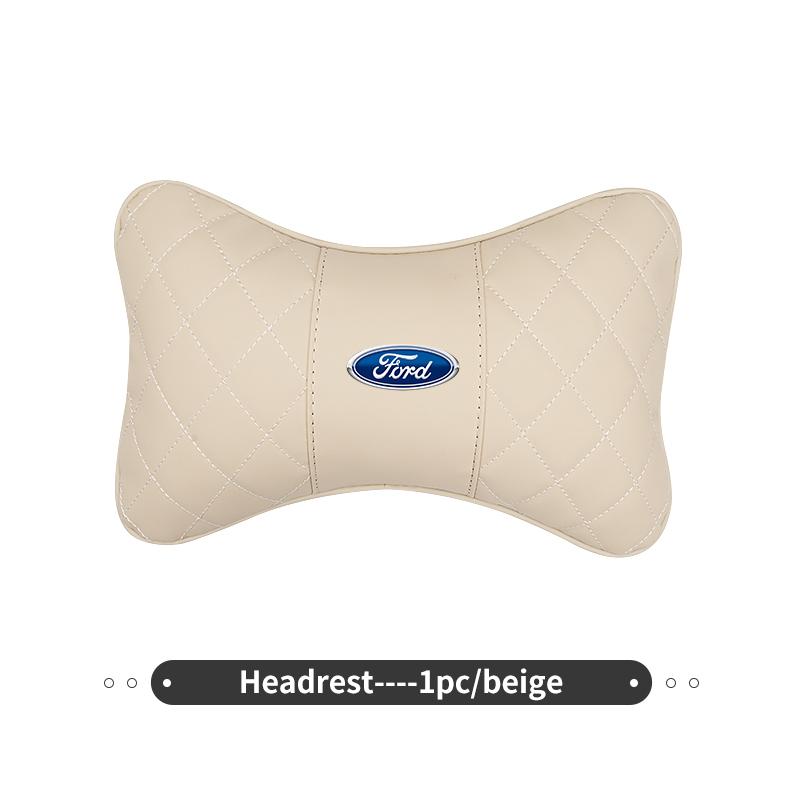 EUEX2 Universal Car Seat Headrest Neck Pillow Lumbar Back Support For Ford Escort KA Flex Everest KA Expedition Falcon Fusion