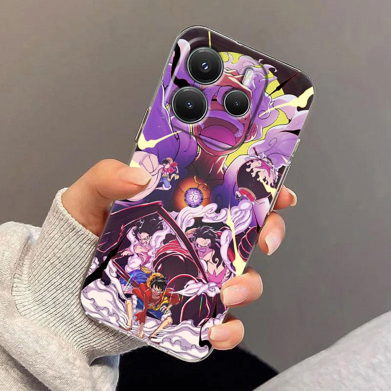 

One Luffys Piece Sun God Nika Case For Xiaomi Redmi Note 15 14 13 12 11 10 Pro Plus 5G Cover For Redmi 15C 15 14C 13C Phone Case Redmi 12C
