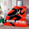 Movie M-Mission: Impossible Throw Lightweight 240g Flannel Blanket Soft Skin-friendly for Summer Cooling