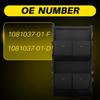 Front LH Power Window Fit Switch Tesla 3 Y Model Fit Matte 1081037-02-G