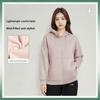 Li Ning Round Neck Pullover Sports Fashion Versatile Comfortable Trendy Simple Sweatshirt Women Sweatshirt AWDVJ00-2