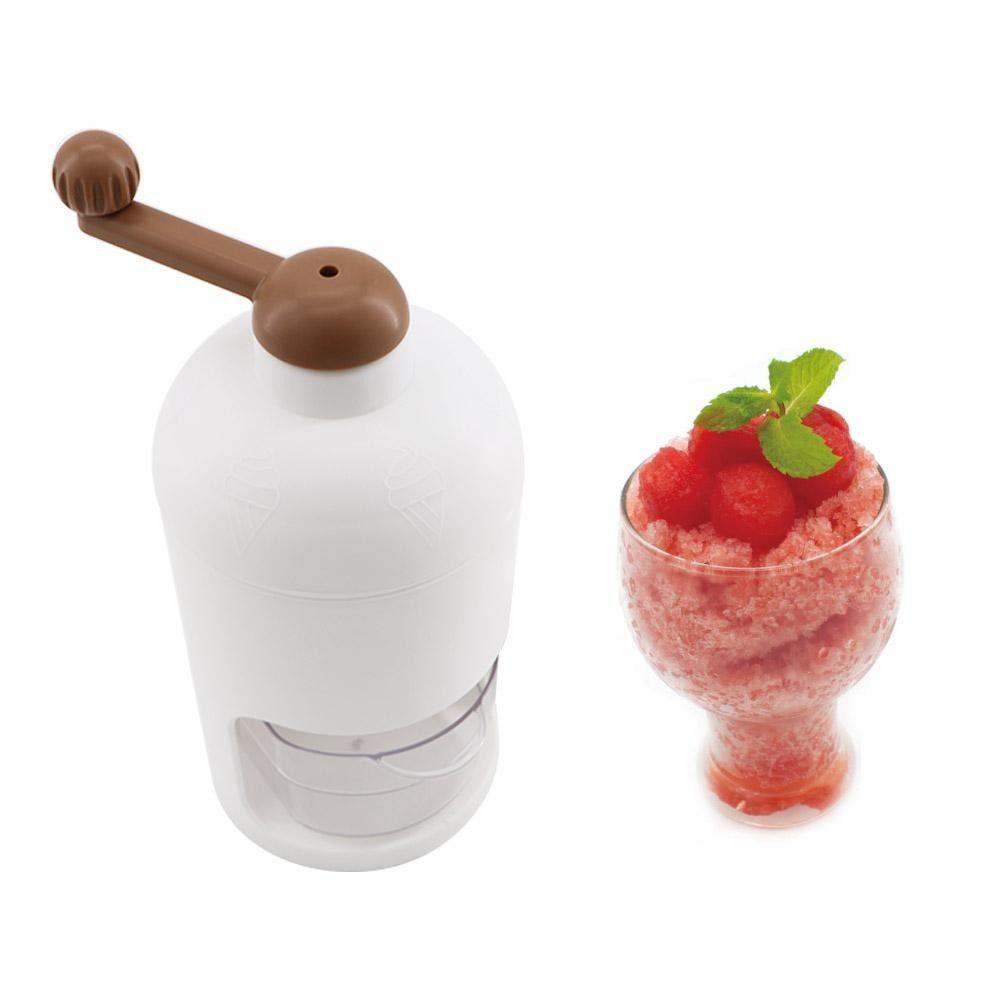 Small Manual Ice Crusher Multifunction Snow Cone Machine Kitchen Gadgets Shaved Ice Machine Home