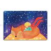 The Little Prince Hungary the Fox and the Prince Principe Piccolo Con Volpe E Rosa Metal Printing Wall Plaque Tin Sign Poster