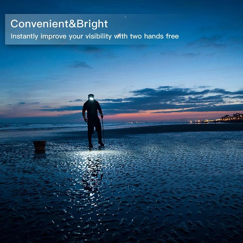 500 Lumen USB Rechargeable Headlamp Motion Sensor Bright LED Running Fishing Flash Head Lamp Headlight Infrared Sensor Light