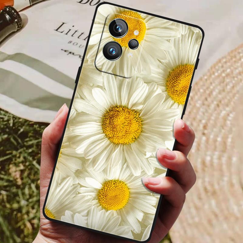 Funda para Realme GT2 Pro 5G TPU Parachoques Negro Silicona Protectora Funda para Realme GT 2 Pro Funda de Teléfono GT2 Pro 2PRO 2022 Capas