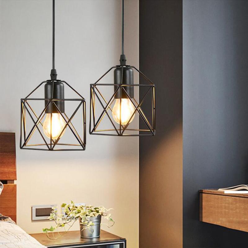 Retro Simple Modern Metal Ceiling Light Shade Pendant Light  Shade Nordic Dining Room Table Lamp Bar Industrial Style Lampshade