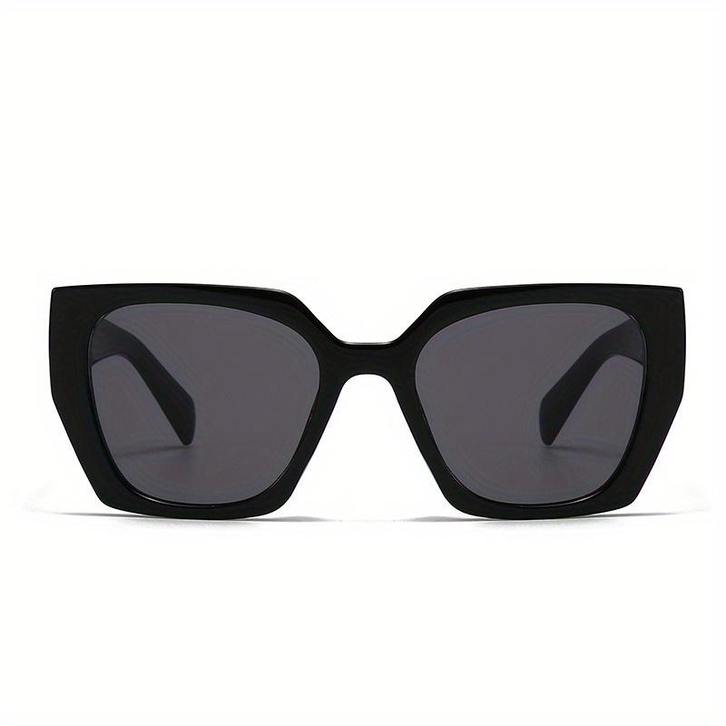 Non-polarized Men Oversized Vintage Cat Eye Sunglasses Women Fashion Irregular Retro Style Ins Eyewear Trendy Daily Decorative Glasses